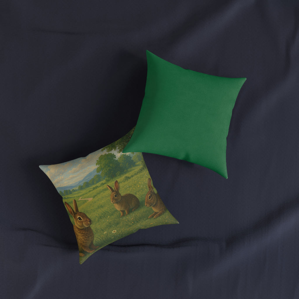 Square Cushion  - Rabbit Design