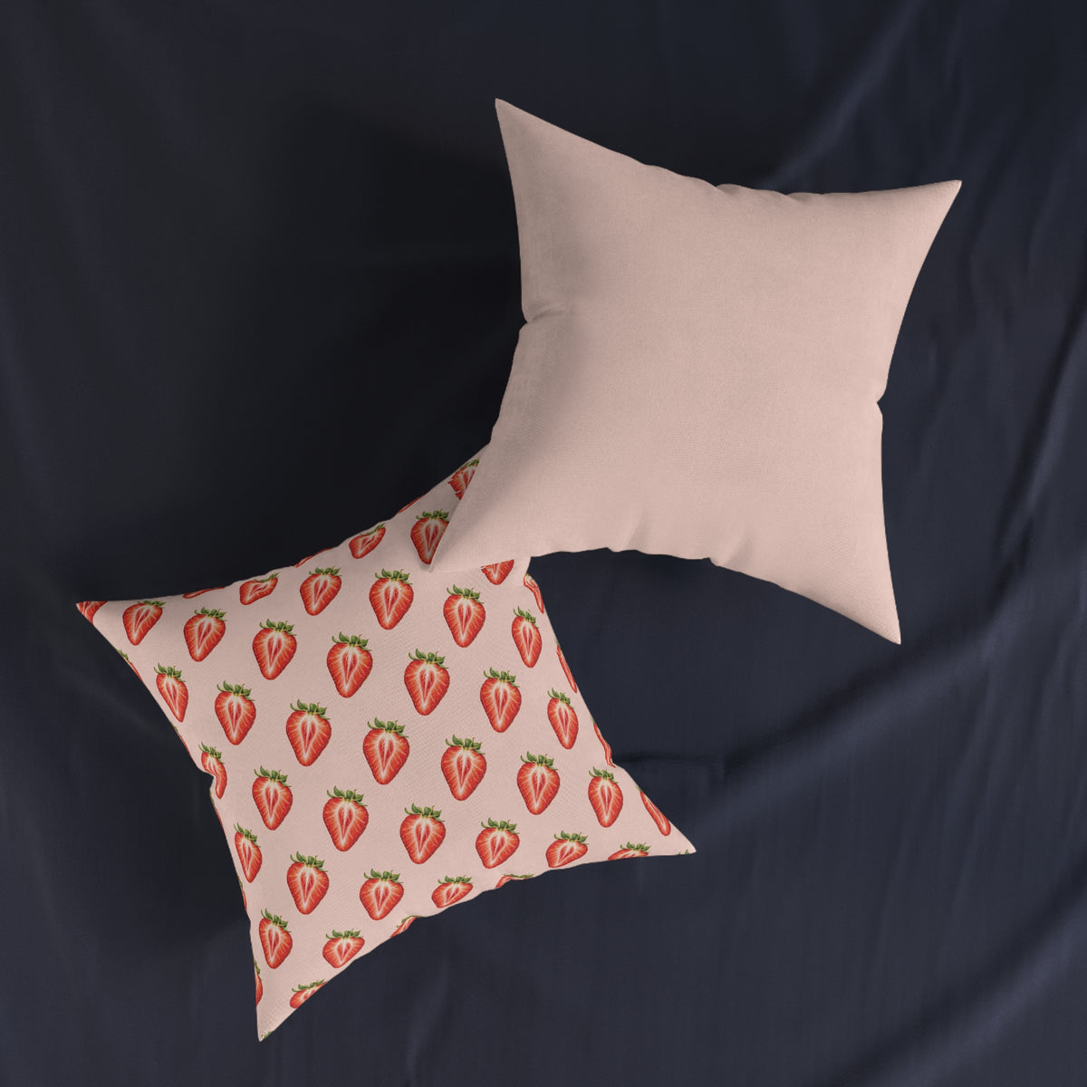 Square Cushion – Strawberry | Fruit & Nature Home Decor