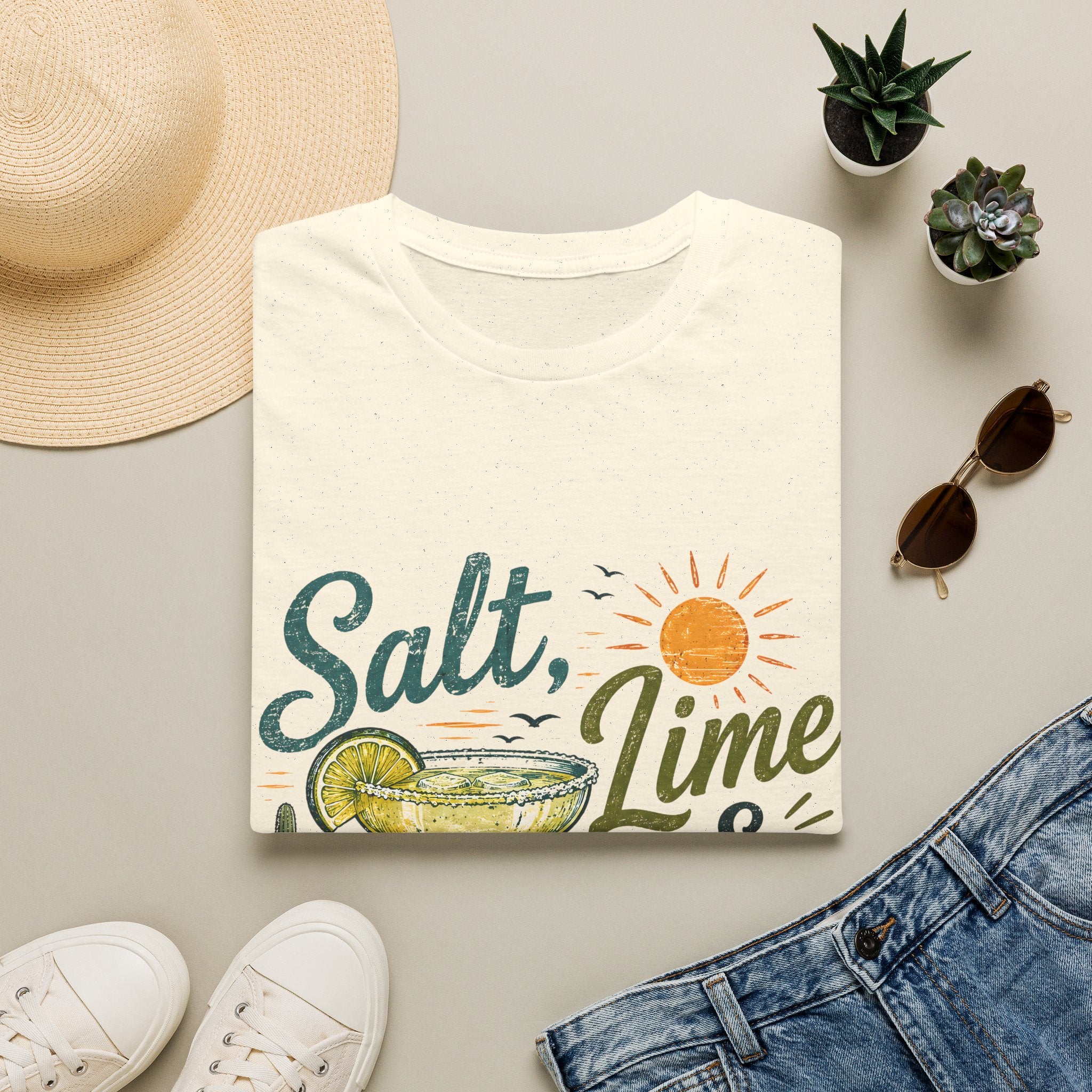 Unisex T-Shirt - Salt, Lime & Sunshine