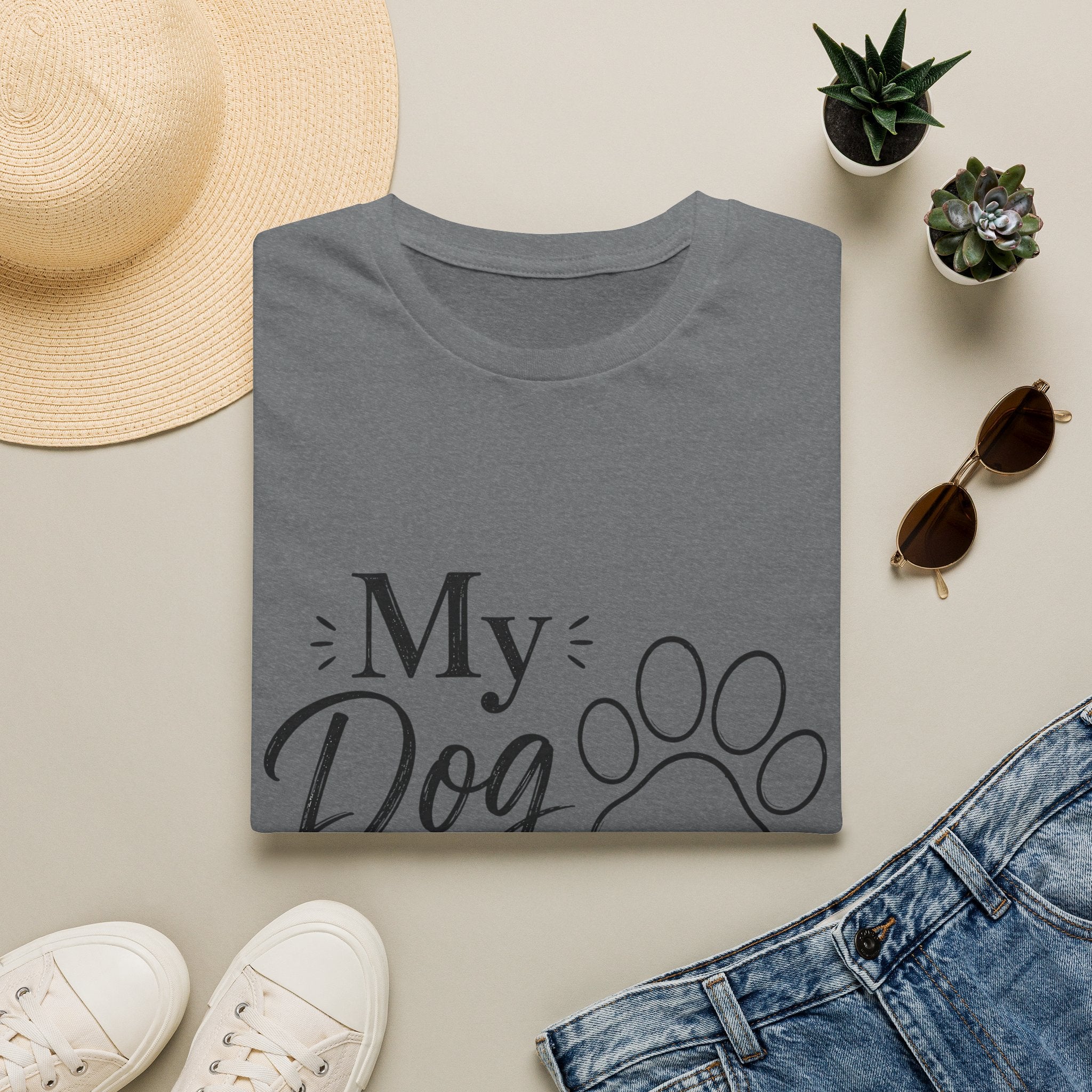 Unisex T-Shirt – My Dog Is My Therapist | Dog Lover Tee