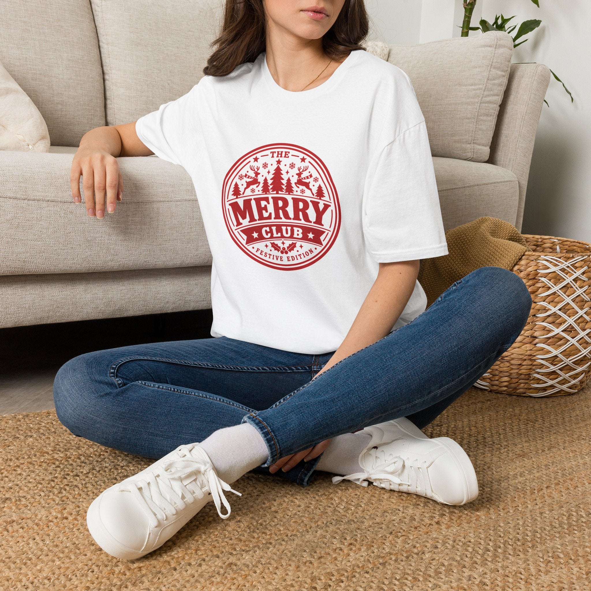 Unisex T-Shirt - The Merry Club - Christmas