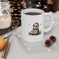 Ceramic Mug - Christmas Woodland Badger