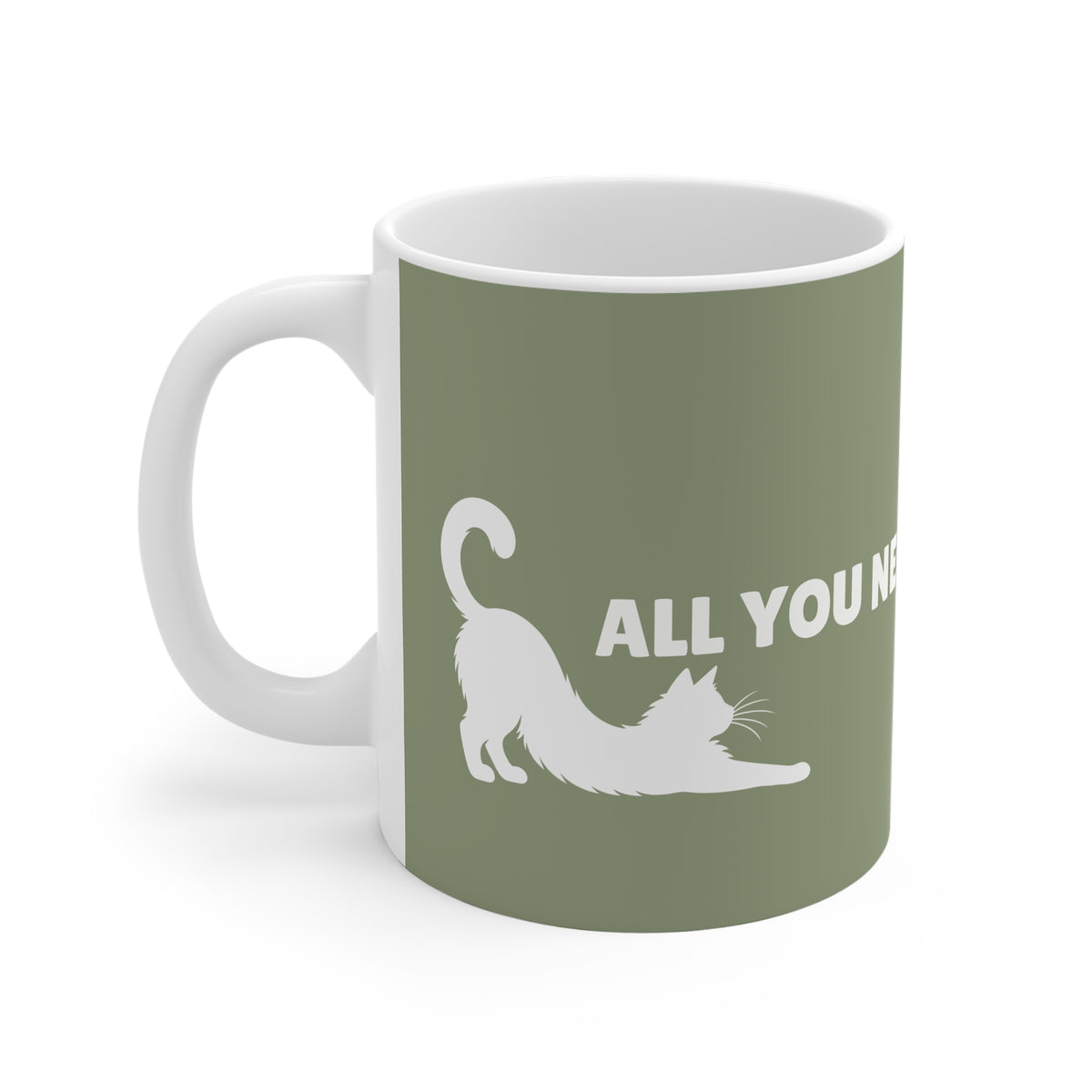 Ceramic Mug - All You Need Is Love And A Cat
