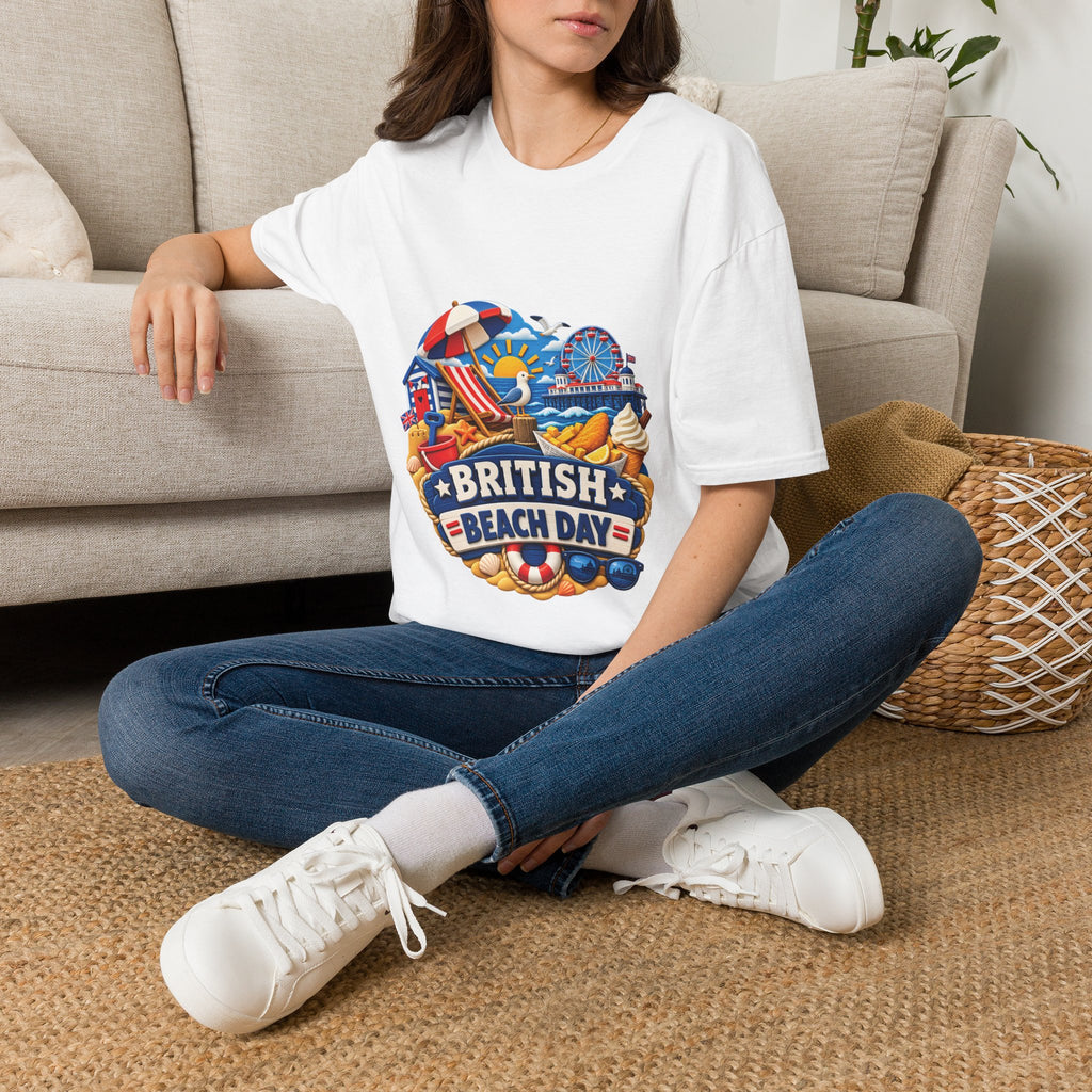 Unisex T-Shirt - British Beach Day