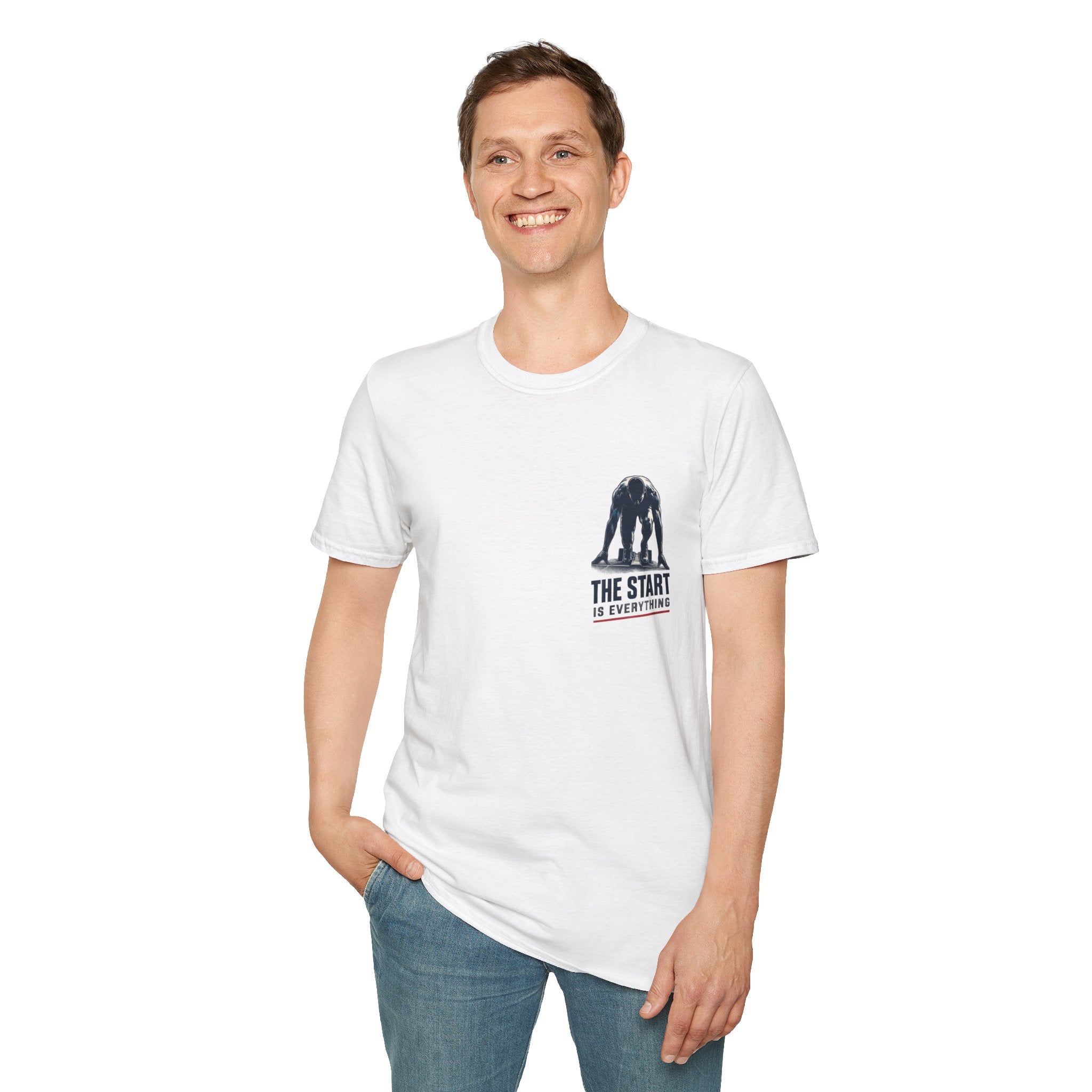 Unisex T-Shirt – The Start Is Everything | Runners T-Shirt