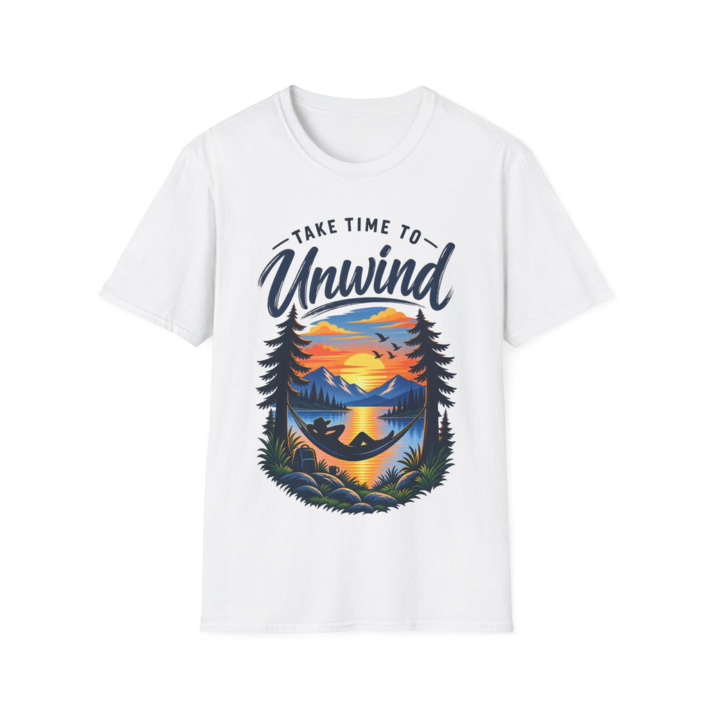 Unisex T-Shirt – Take Time to Unwind | Relaxed Lifestyle T-Shirt