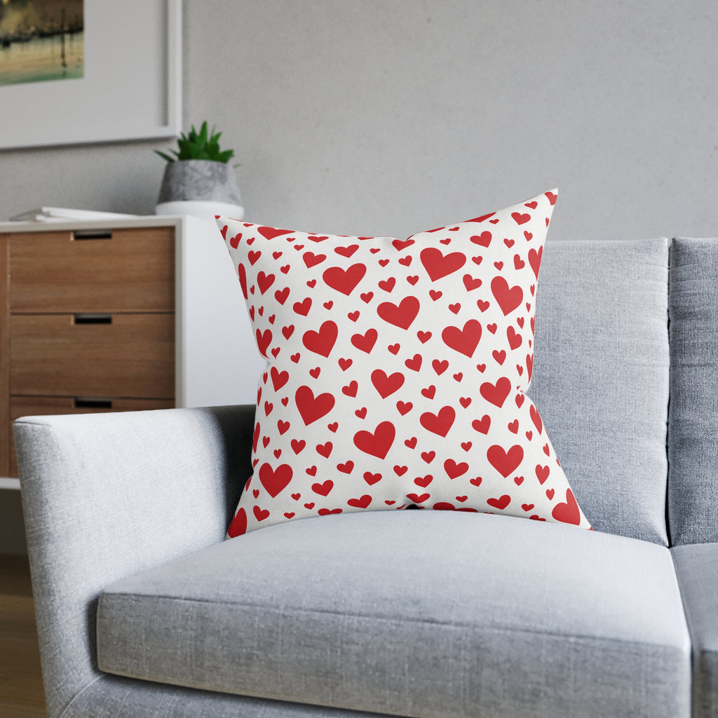 Square Cushion - Hearts
