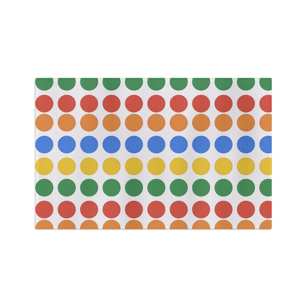 Tea Towel Microfiber - Vibrant Dots Pattern