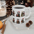Ceramic Mug - Christmas Woodland Badger