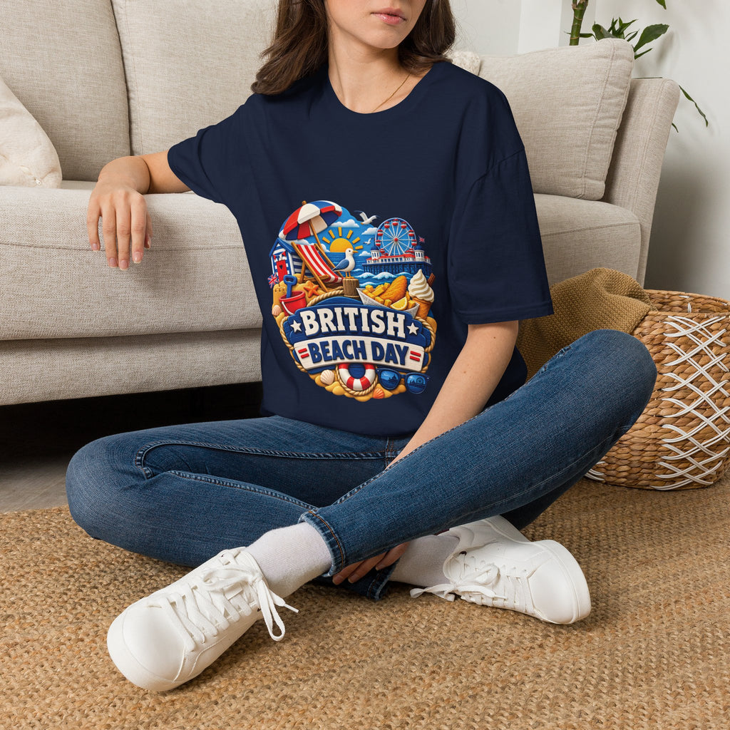 Unisex T-Shirt - British Beach Day