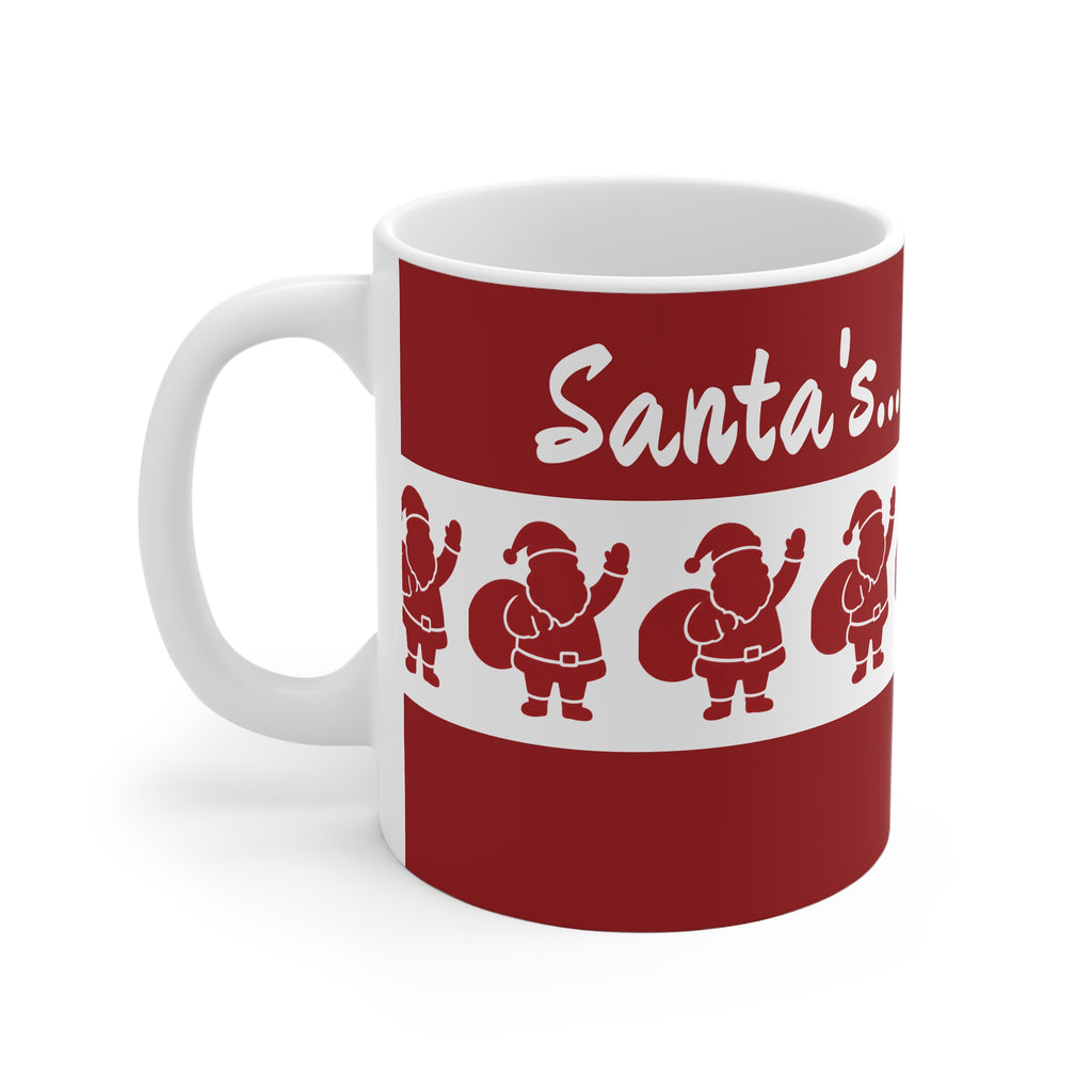 Ceramic Mug - Santa's On His Way - Christmas