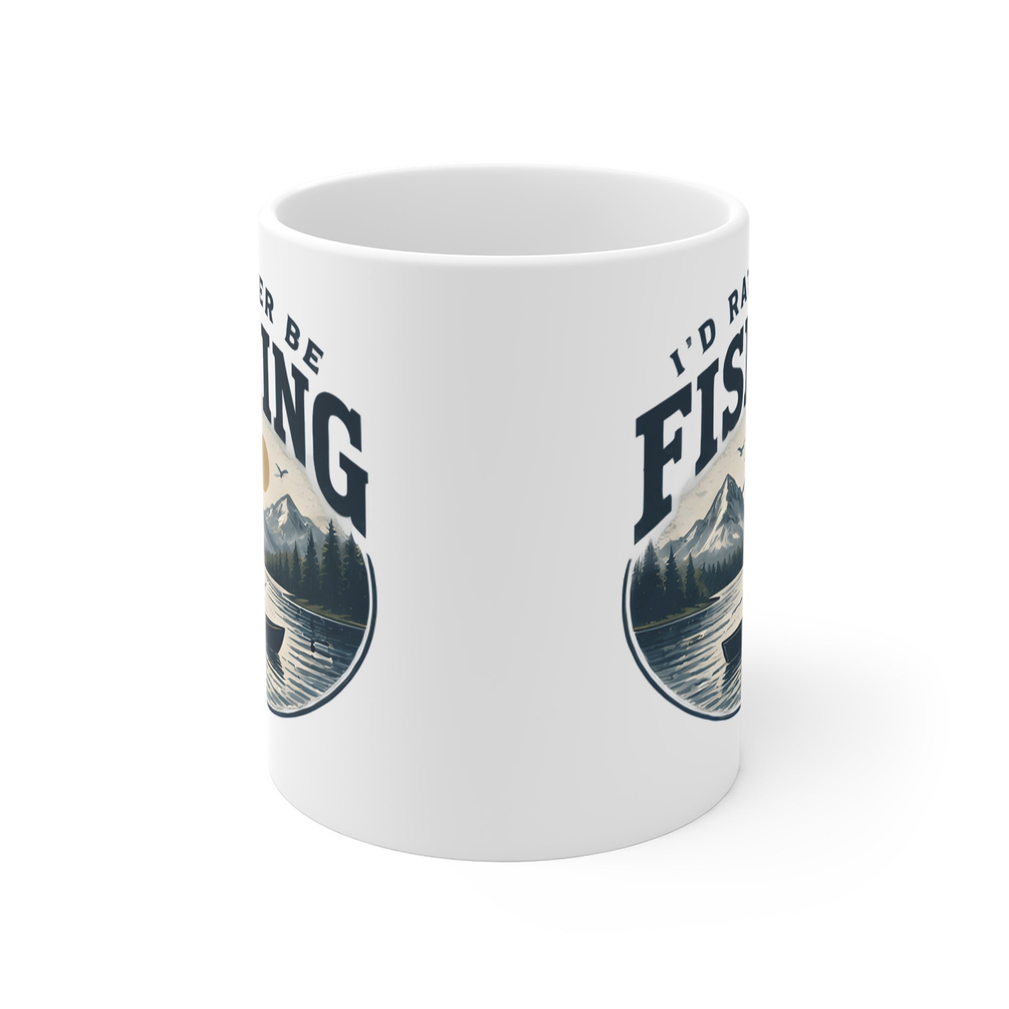 Ceramic Mug – I'd Rather Be Fishing | Fishing Lover Mug