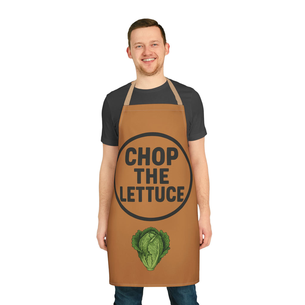 Kitchen Apron - Chop the Lettuce - Fun Design