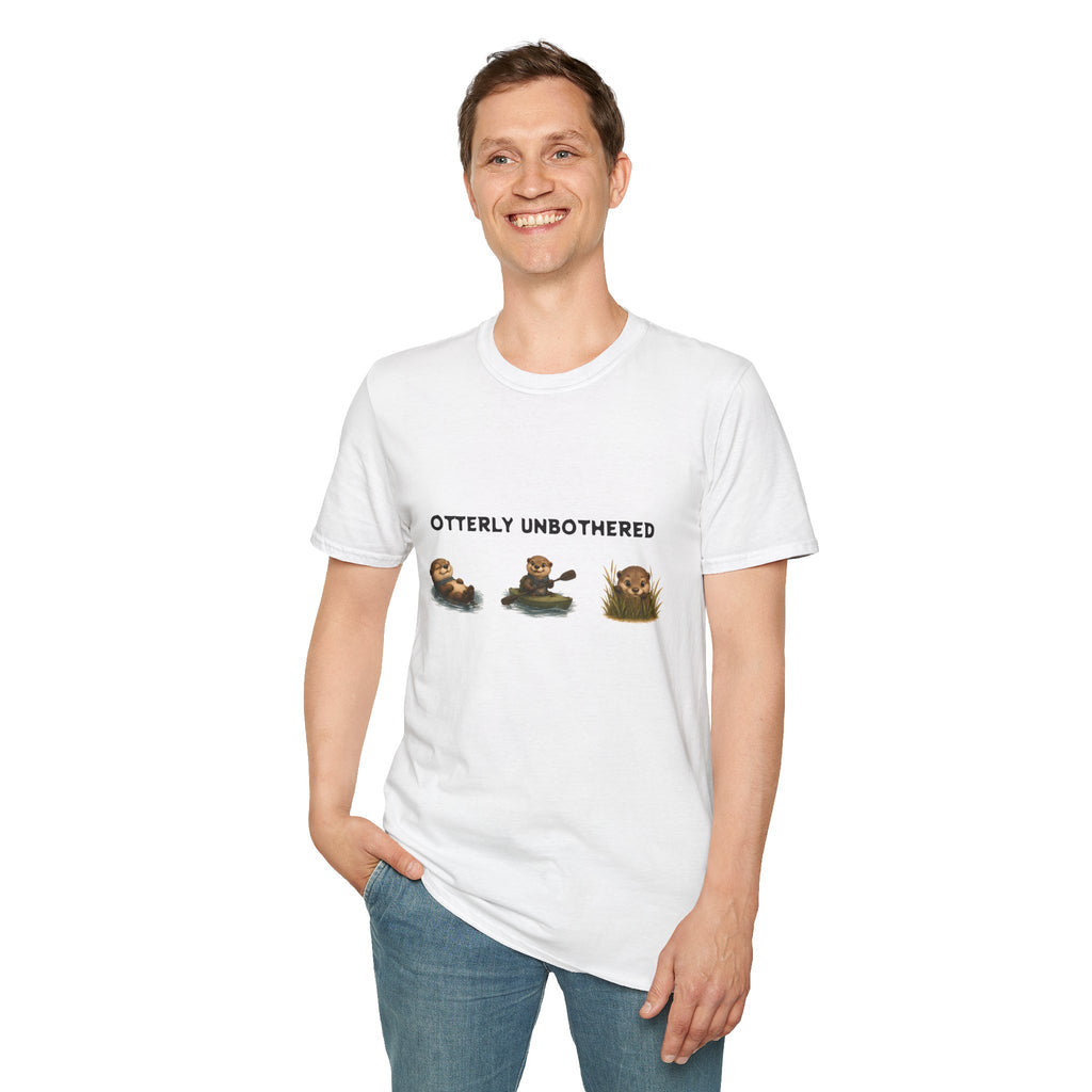 Unisex T-Shirt – Otterly Unbothered | Funny Otter Nature Tee