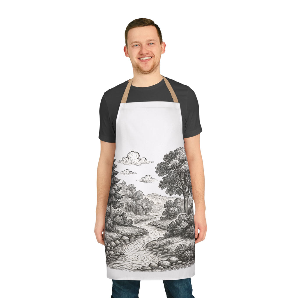 Kitchen Apron - River - Nature Design