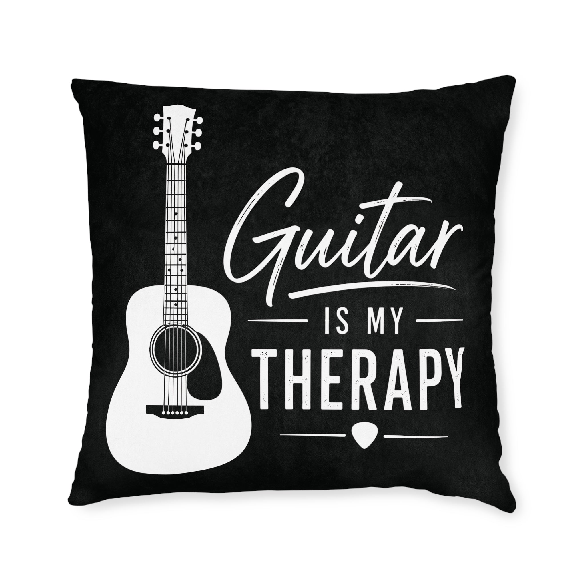 Square Cushion - Guitar Is My Therapy