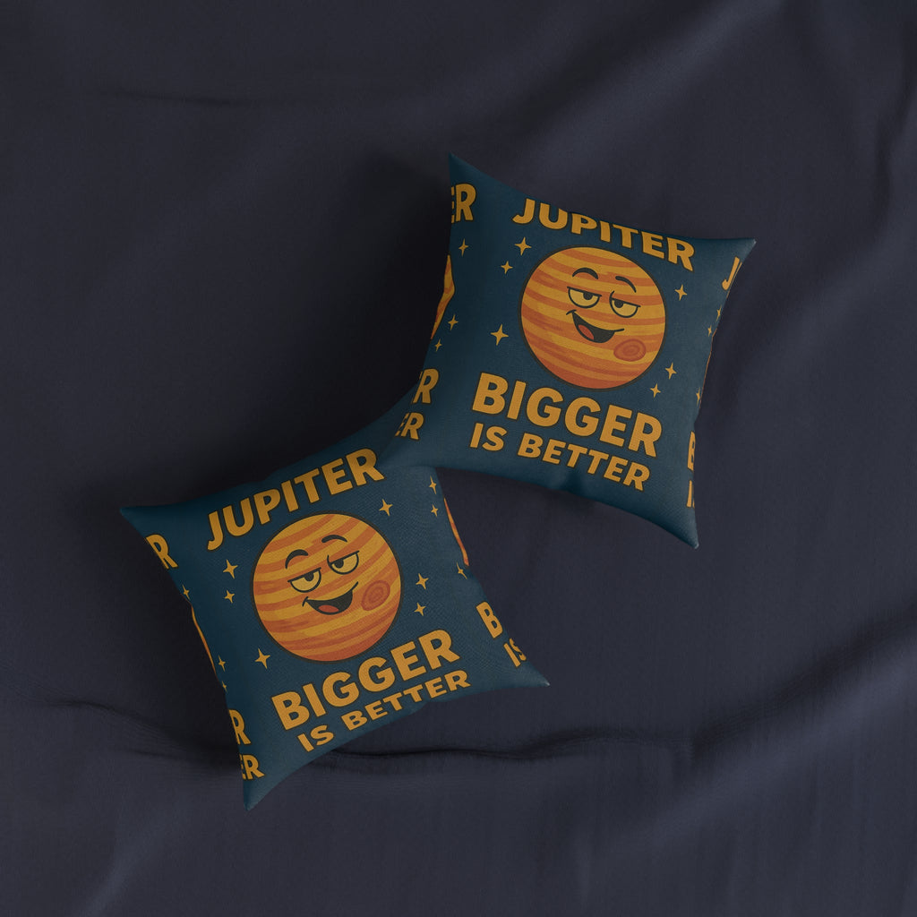 Square Cushion - Jupiter Bigger is Better Design