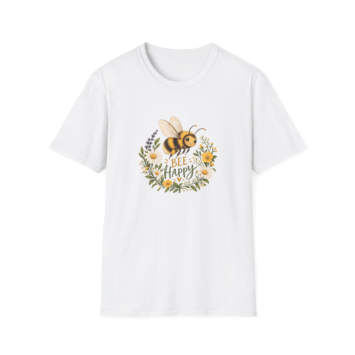 Unisex T-Shirt – Bee Happy | Crest