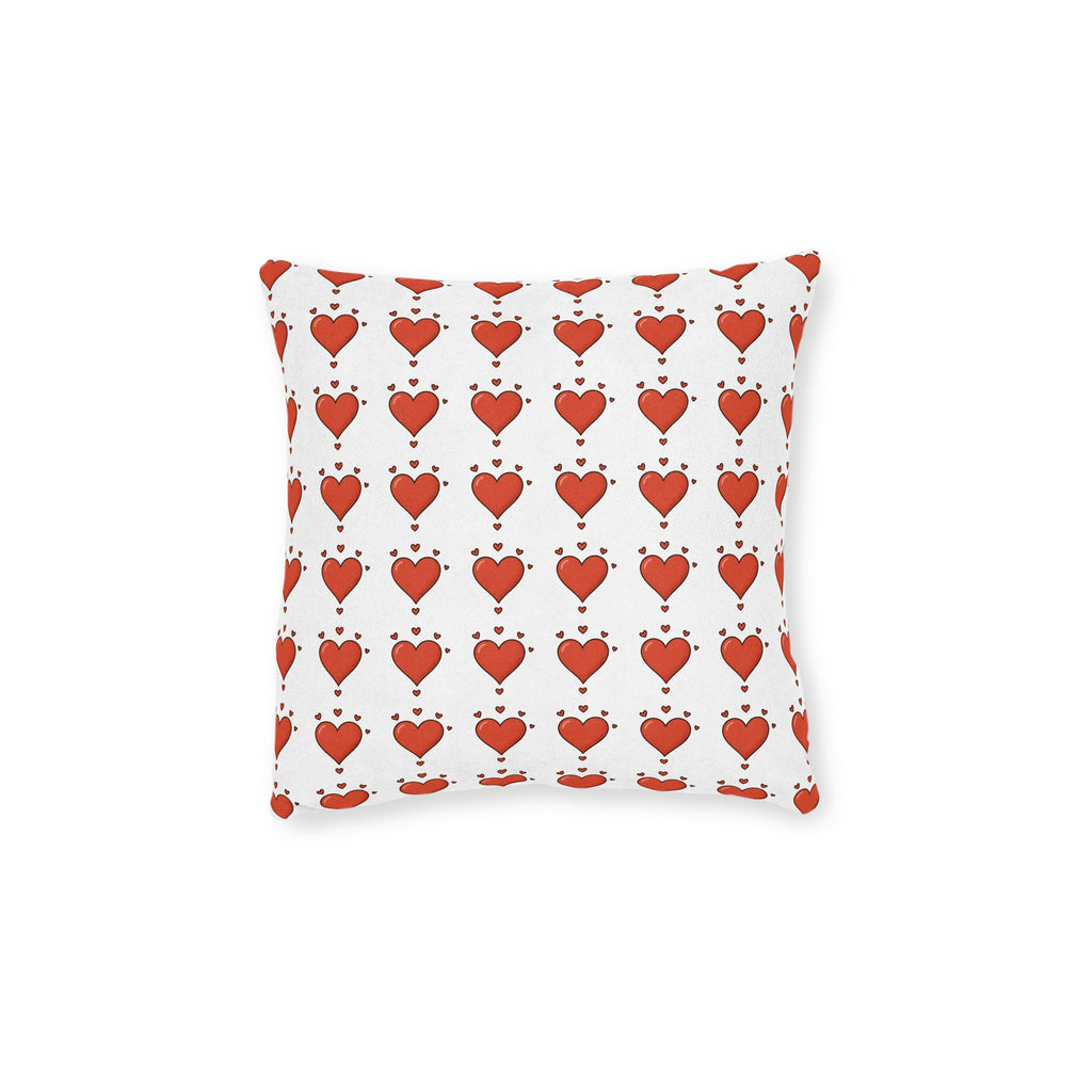 Square Cushion - Hearts Design