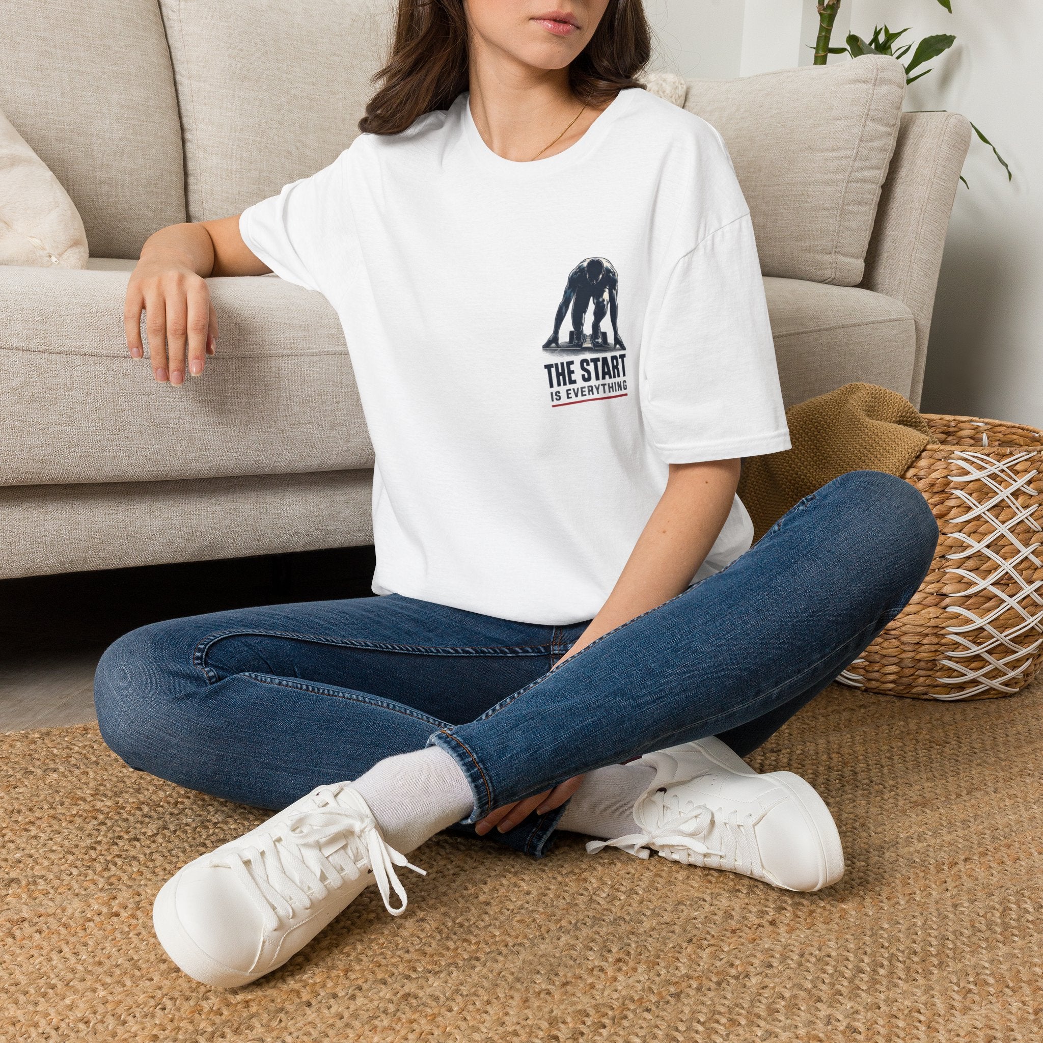 Unisex T-Shirt – The Start Is Everything | Runners T-Shirt