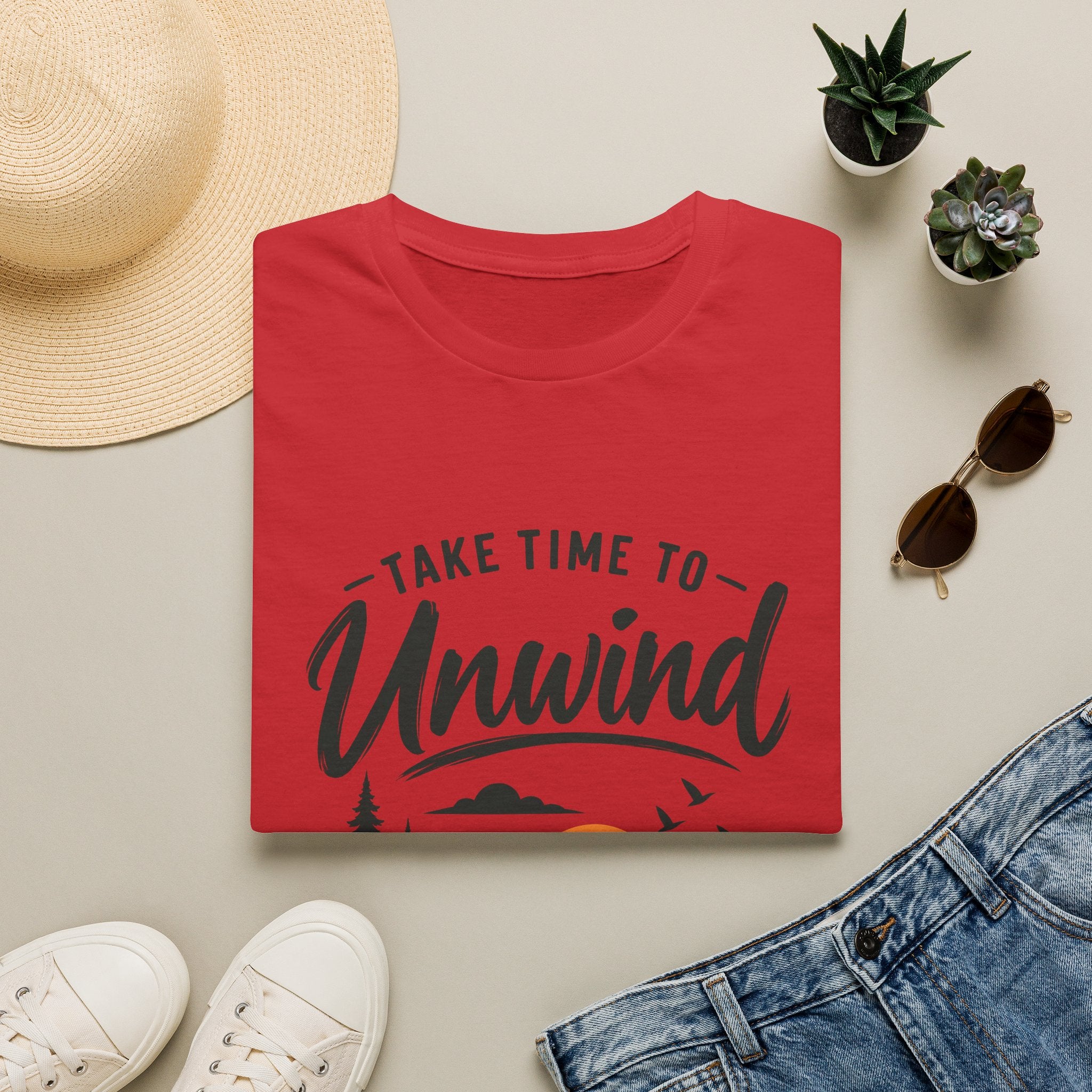 Unisex T-Shirt - Take Time To Unwind