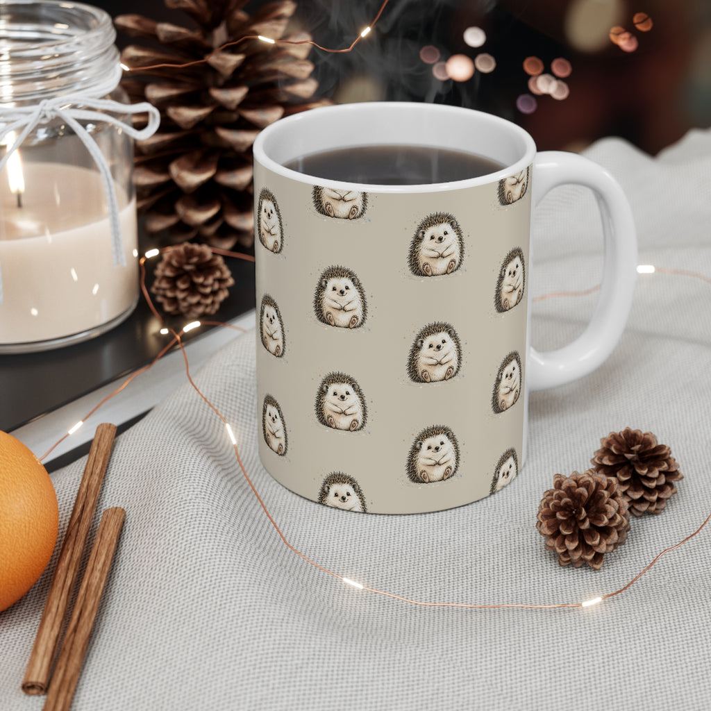 Ceramic Mug – Hedgehog | Cute Woodland Animal Mug | Hedgehog Lover Gift