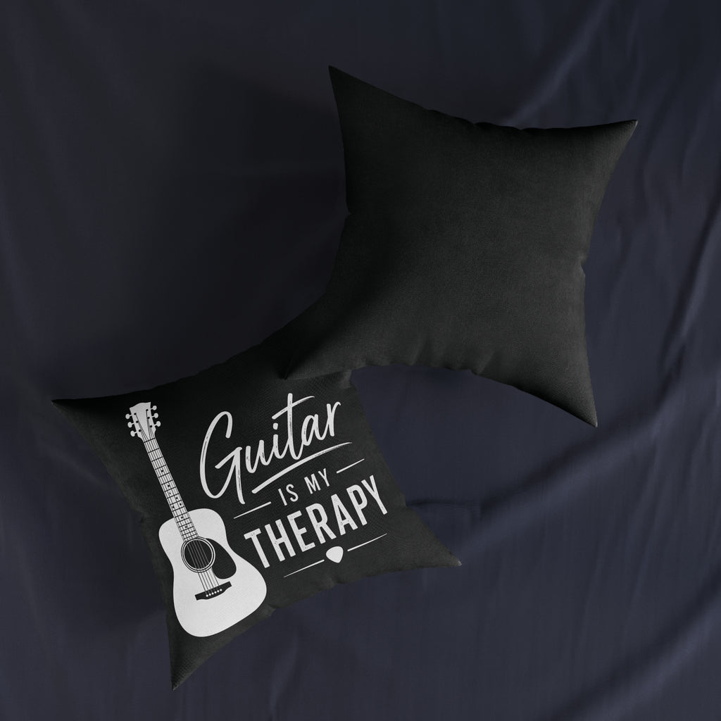 Square Cushion - Guitar Is My Therapy