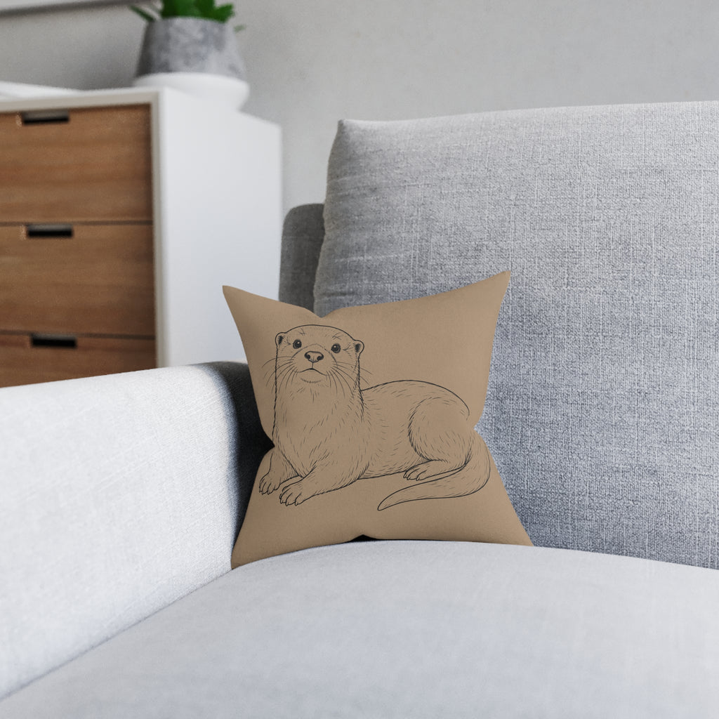 Square Cushion - Otter