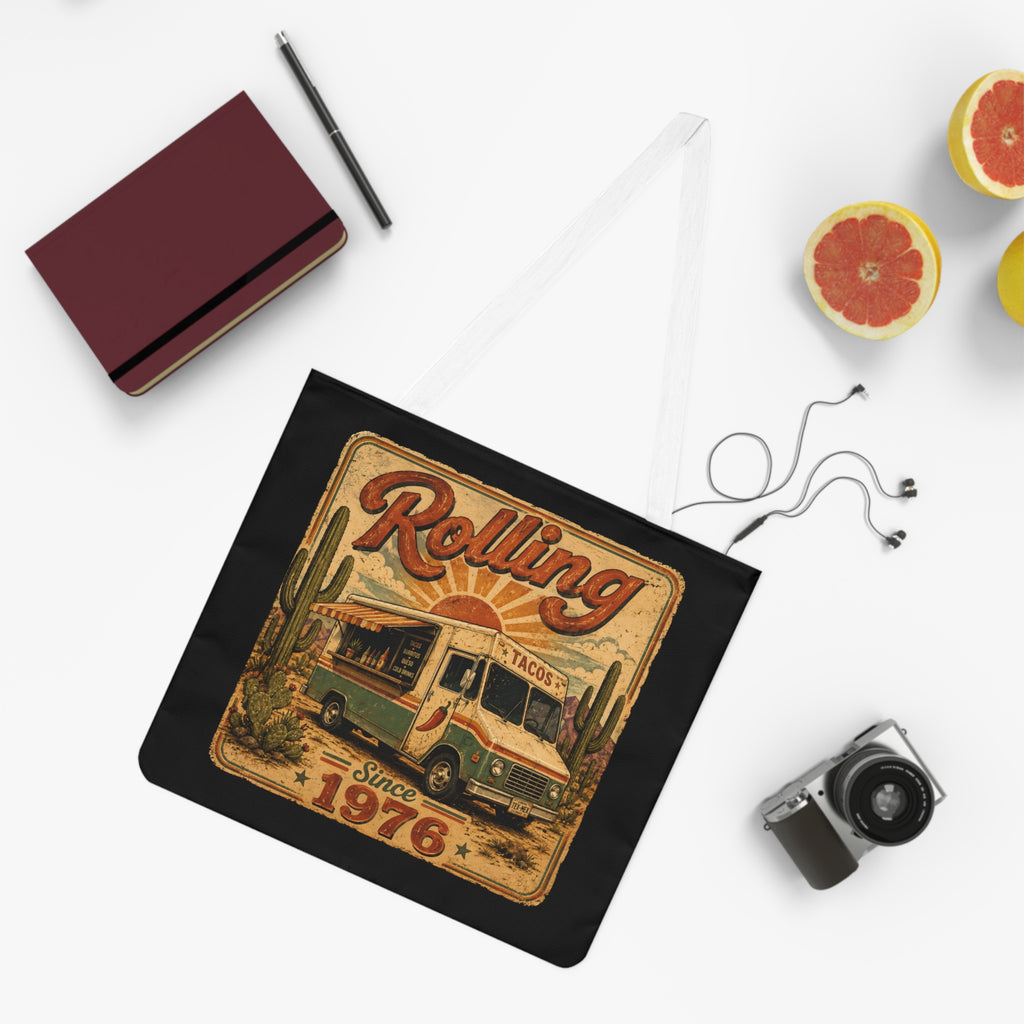 Large Beach Tote Bag – Rolling Since 1976