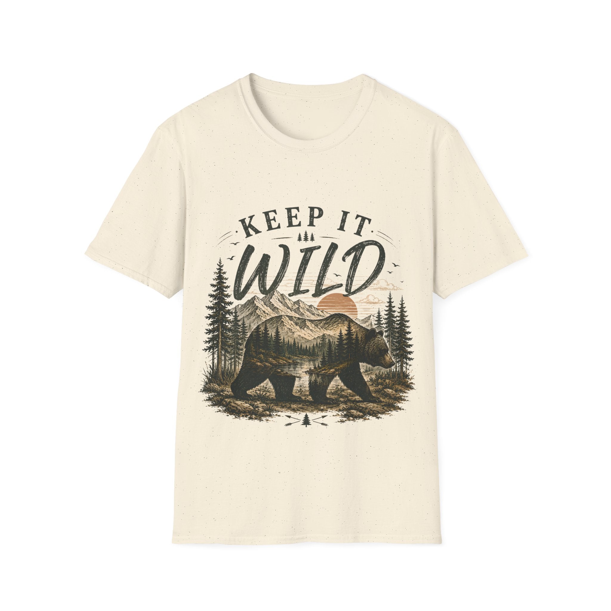 Unisex T-Shirt - Keep It Wild Bear