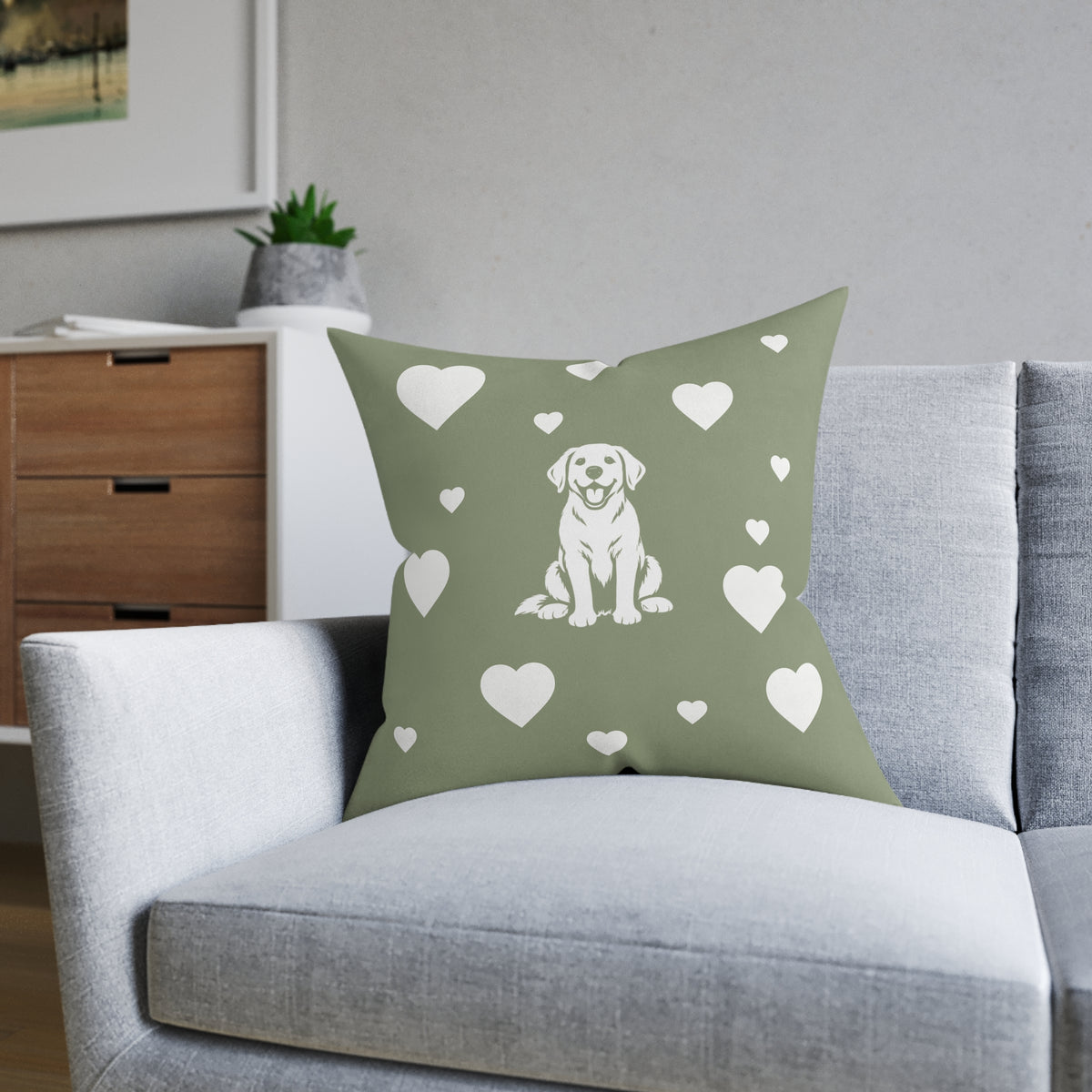 Square Cushion - Labrador Fun