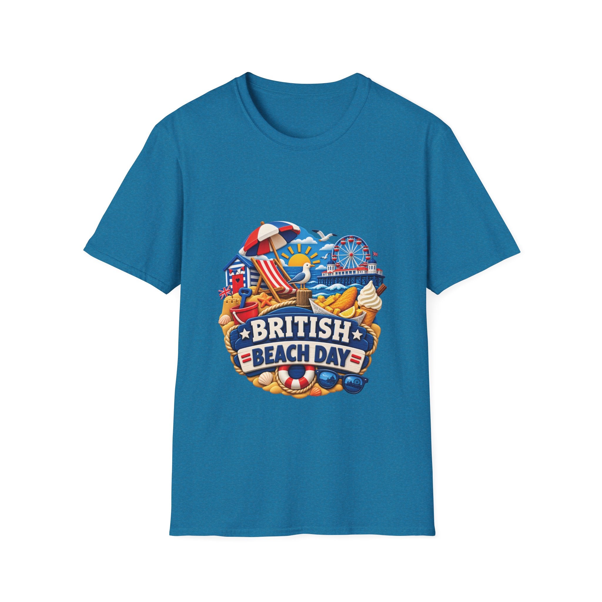 Unisex T-Shirt - British Beach Day