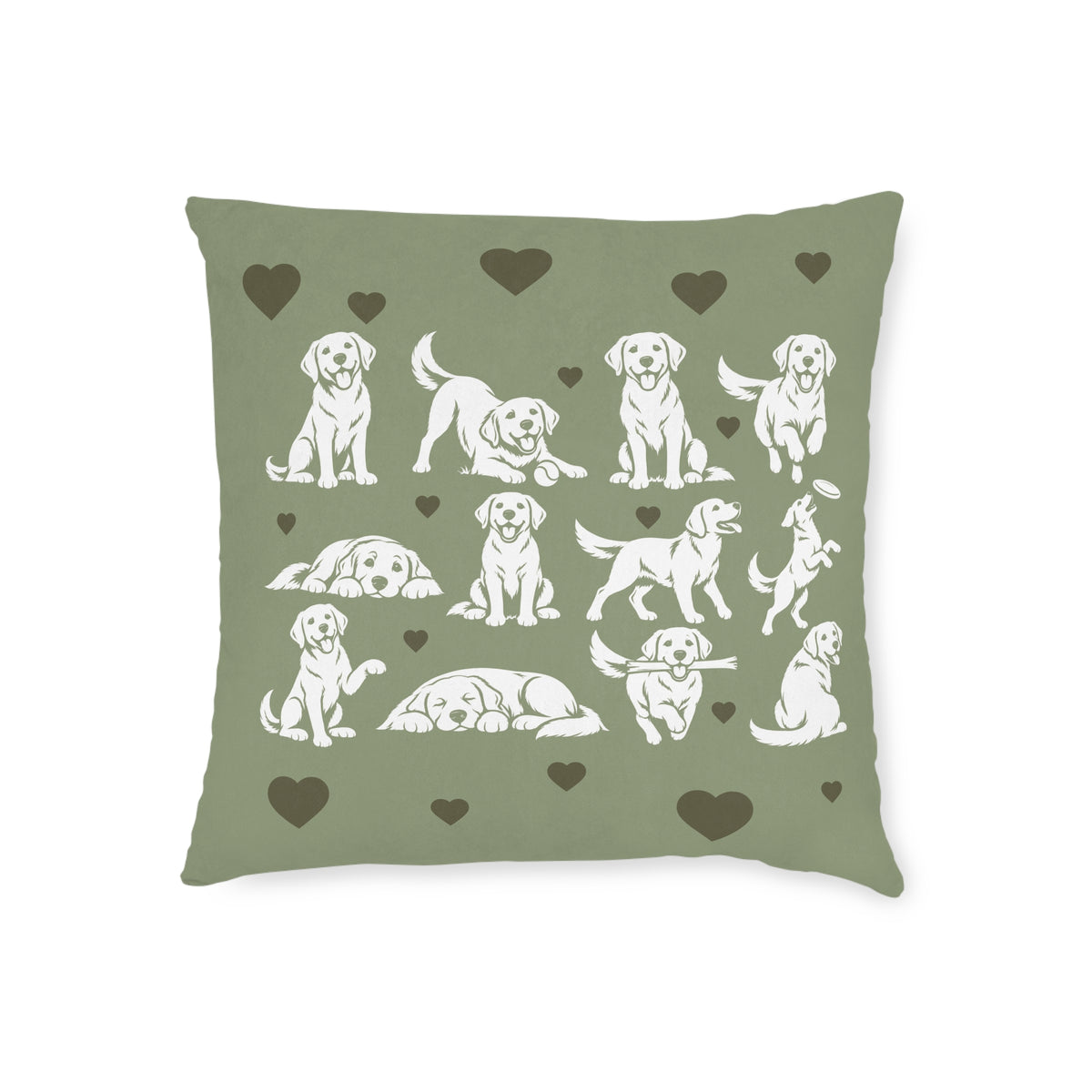 Square Cushion - Labrador Fun
