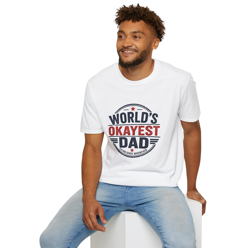 Dad T-Shirt - World's Okayest Dad