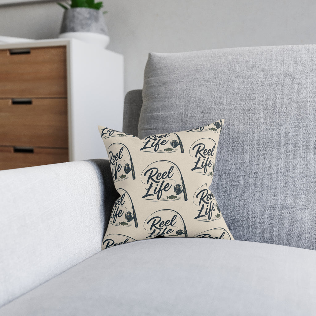 Square Cushion – Reel Life | Fishing & Angling Cushion