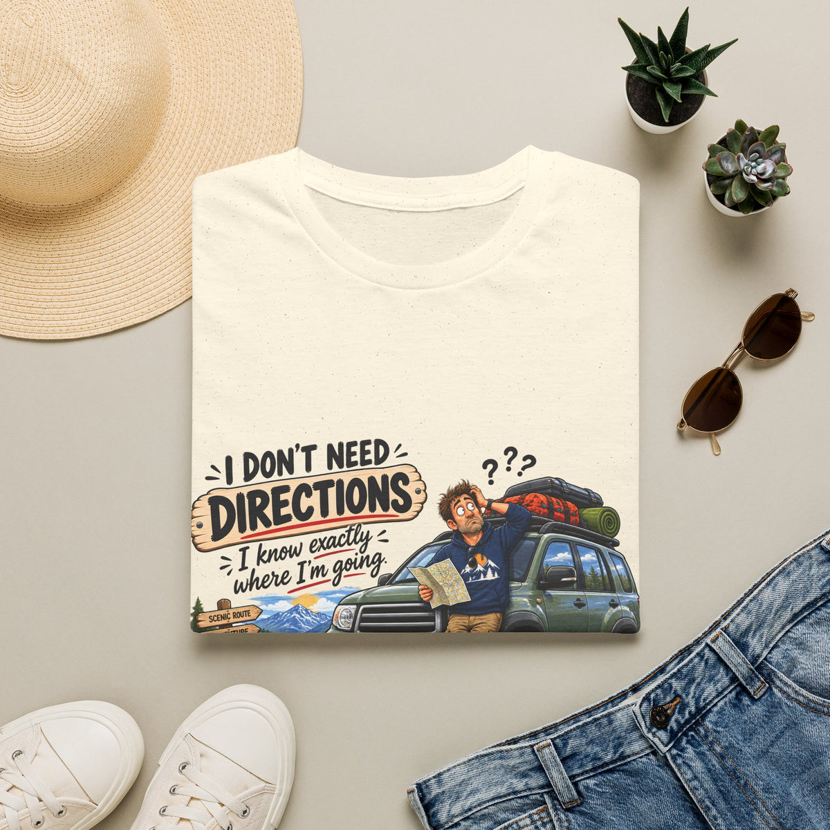 Dad T-Shirt - I Don't Need Directions.