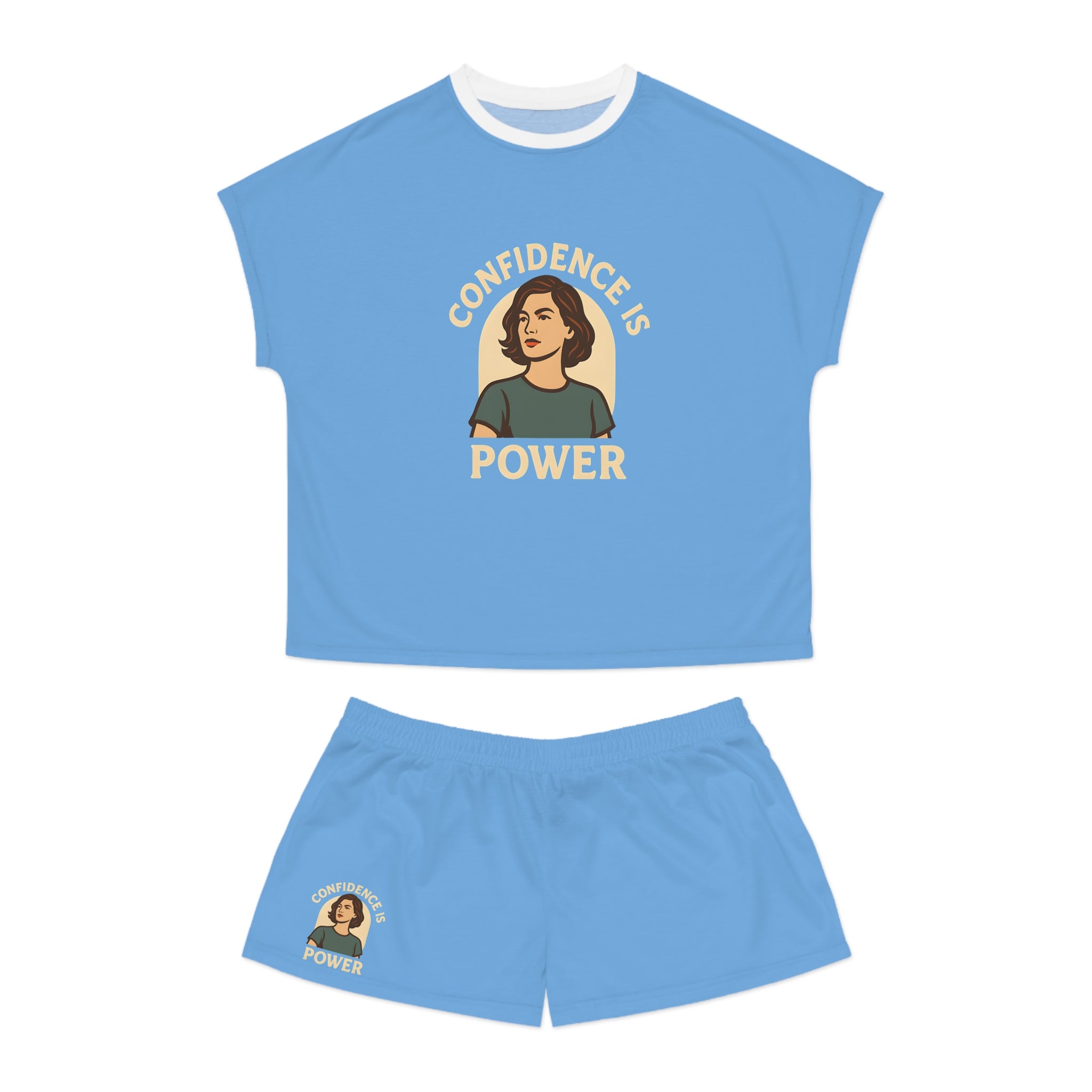 Women's Pyjama - Confidence is Power Print Set