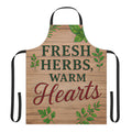 Kitchen Apron - Fresh Herbs, Warm Hearts - Fun Design