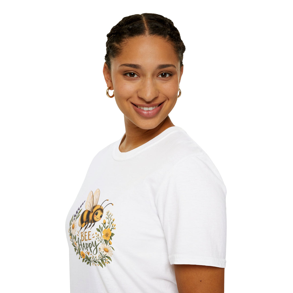 Unisex T-Shirt – Bee Happy | Crest