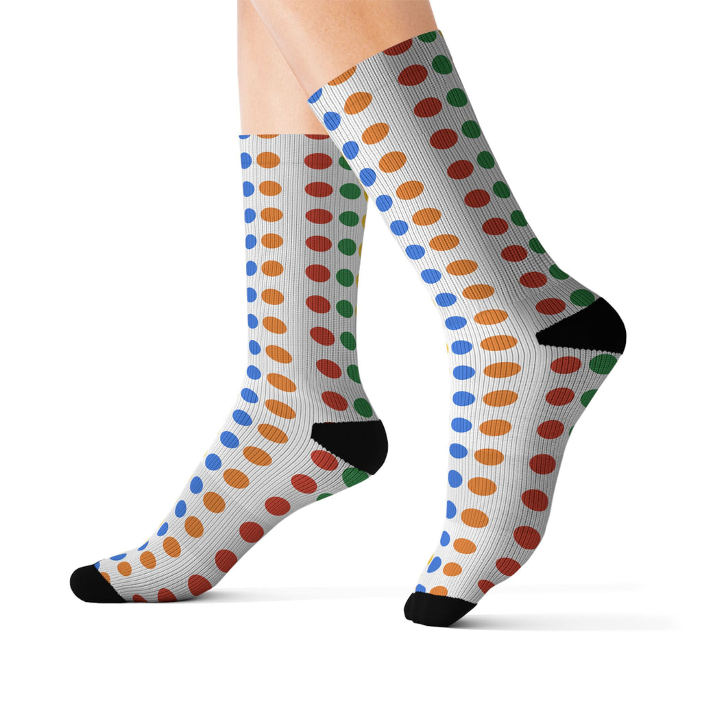Cozy Comfort Women's Socks - Vibrant Circle - Fun Design