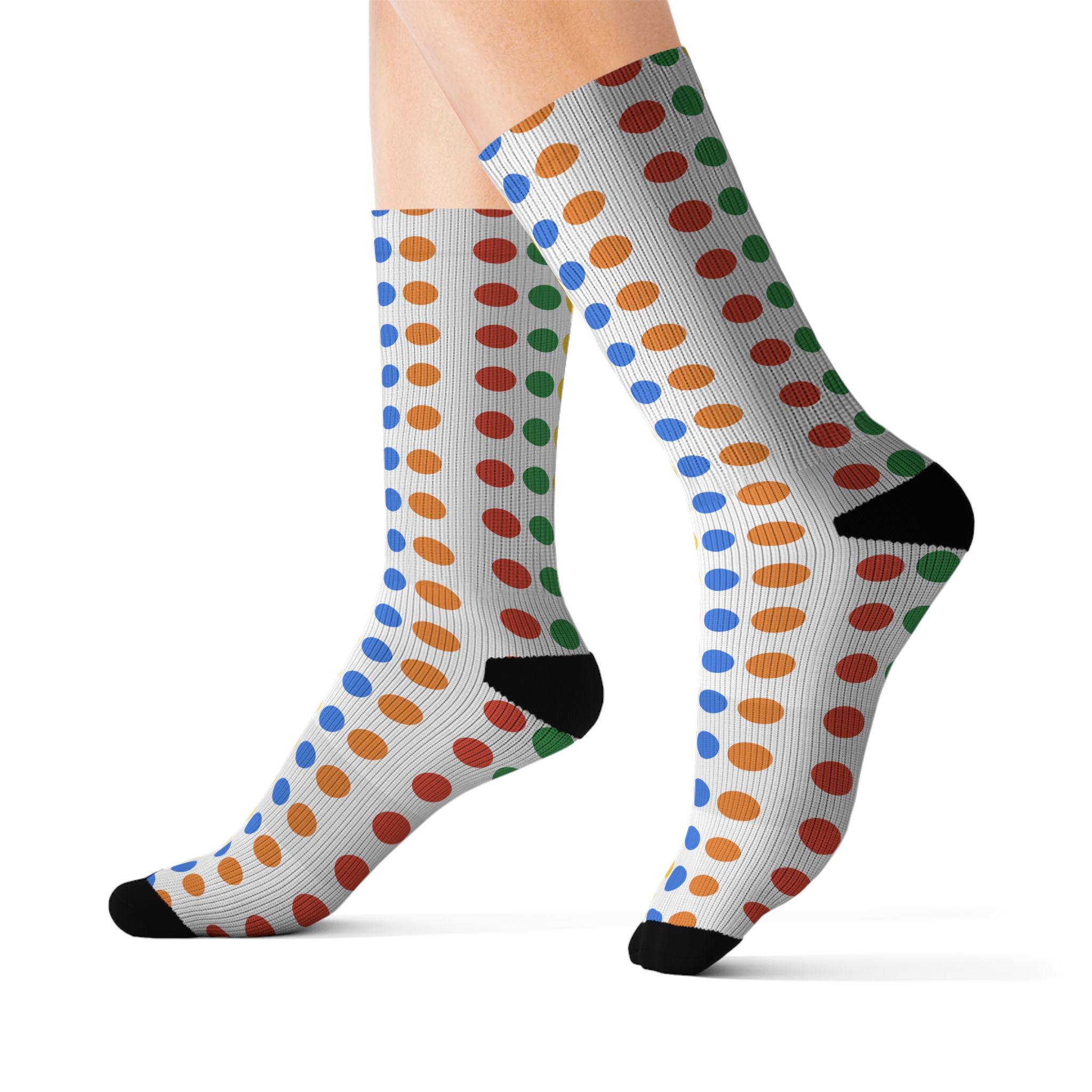 Cozy Comfort Women's Socks - Vibrant Circle - Fun Design