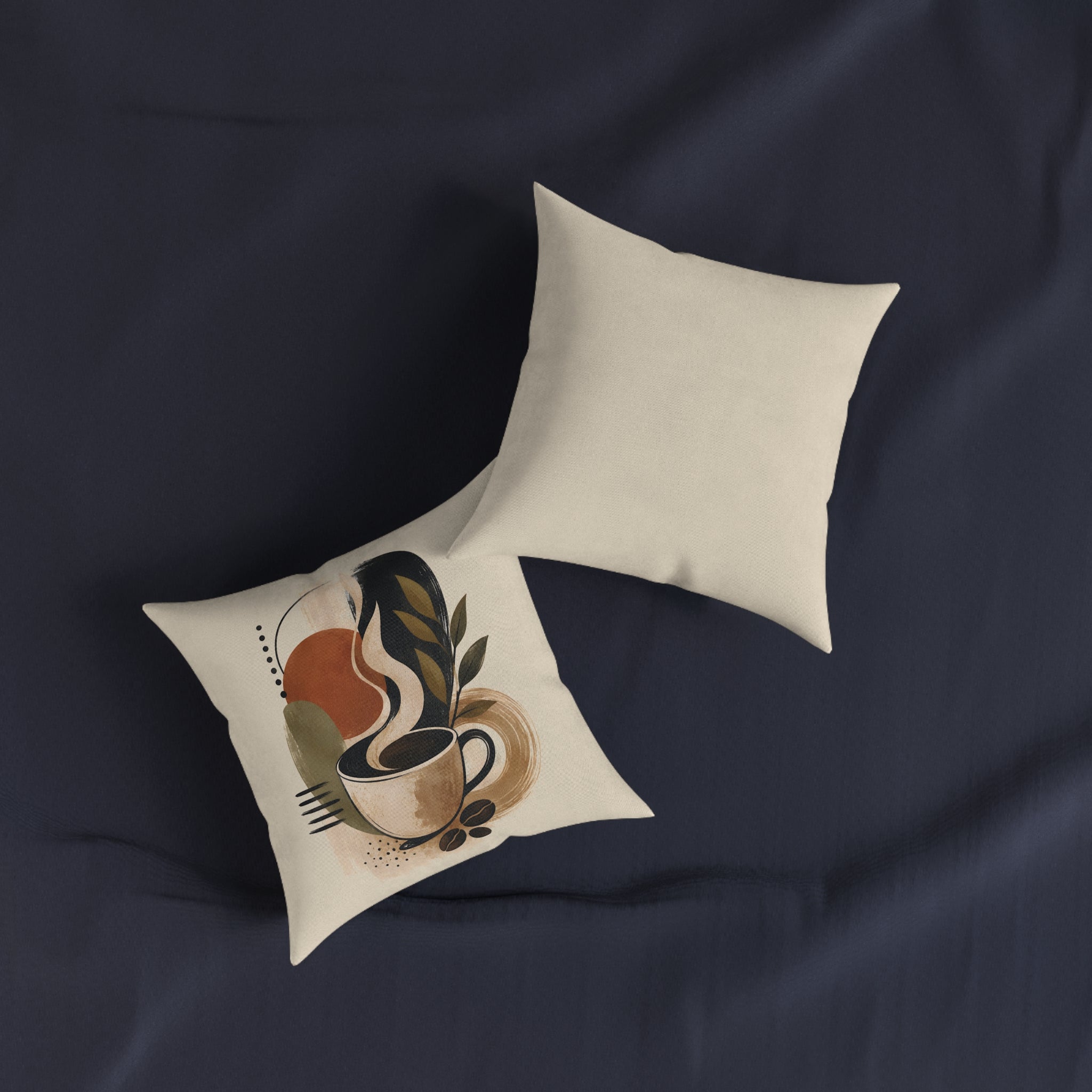 Square Cushion - Coffee