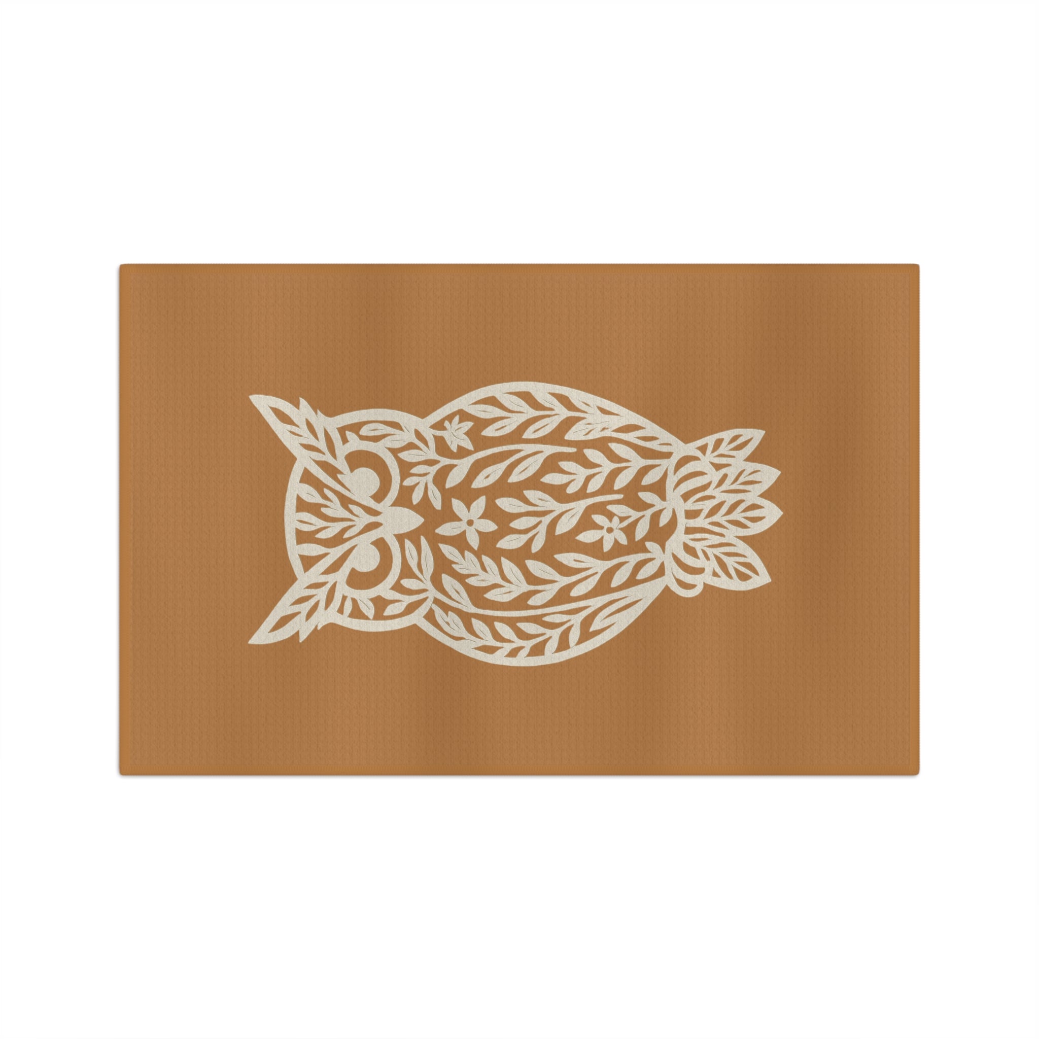 Tea Towel Microfiber - Floral Owl Design