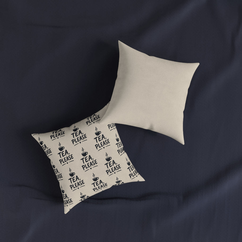 Square Cushion – Tea Please | Tea Lover Cushion