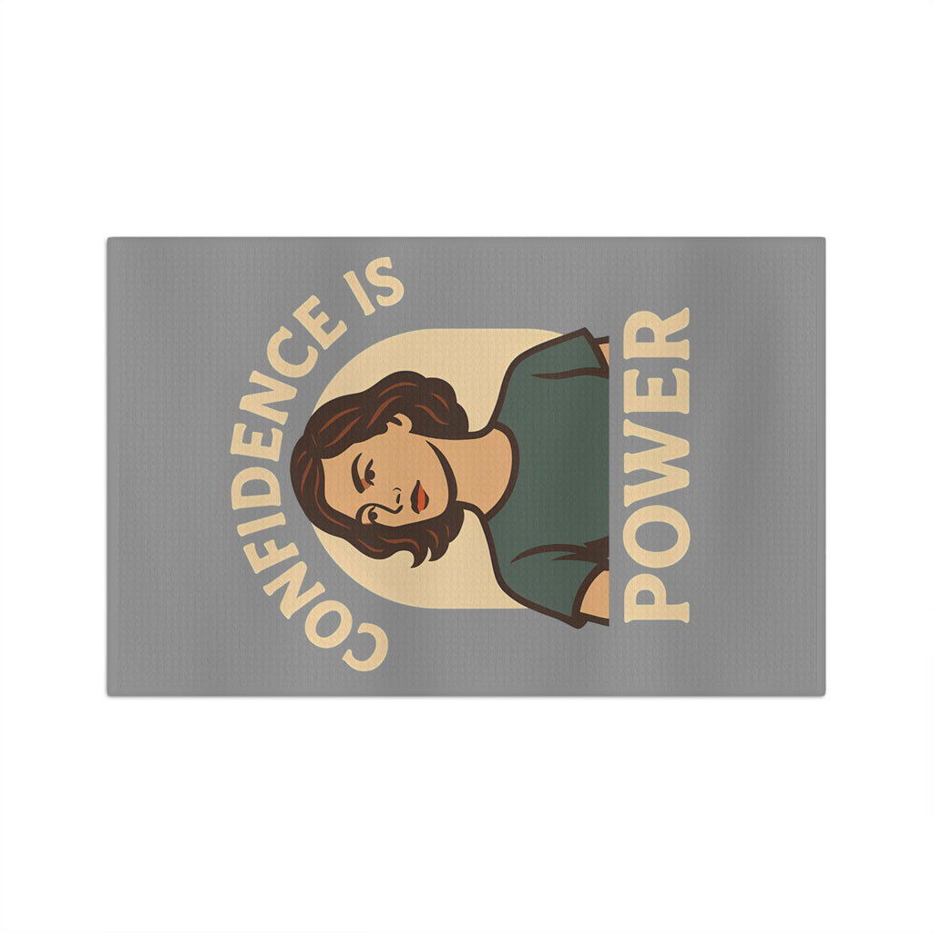 Tea Towel Microfiber - Confidence is Power Design