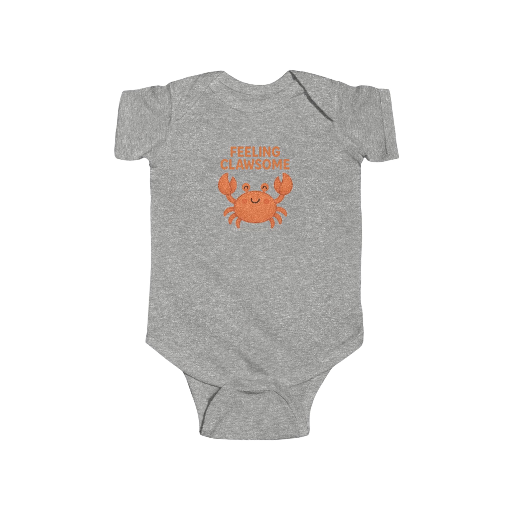 Babygrow - "Feeling Clawsome" Cute Crab Baby Onesie