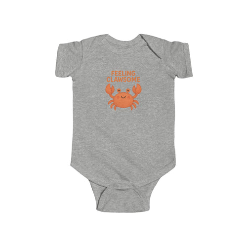 Babygrow - "Feeling Clawsome" Cute Crab - Motivational Design