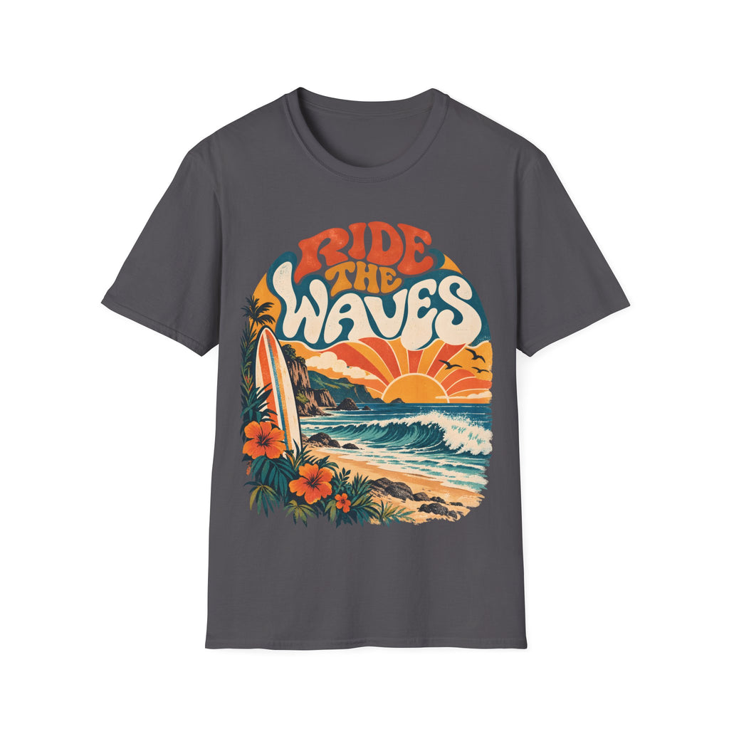 Unisex T-Shirt – Ride the Waves | Coastal Lifestyle T-Shirt
