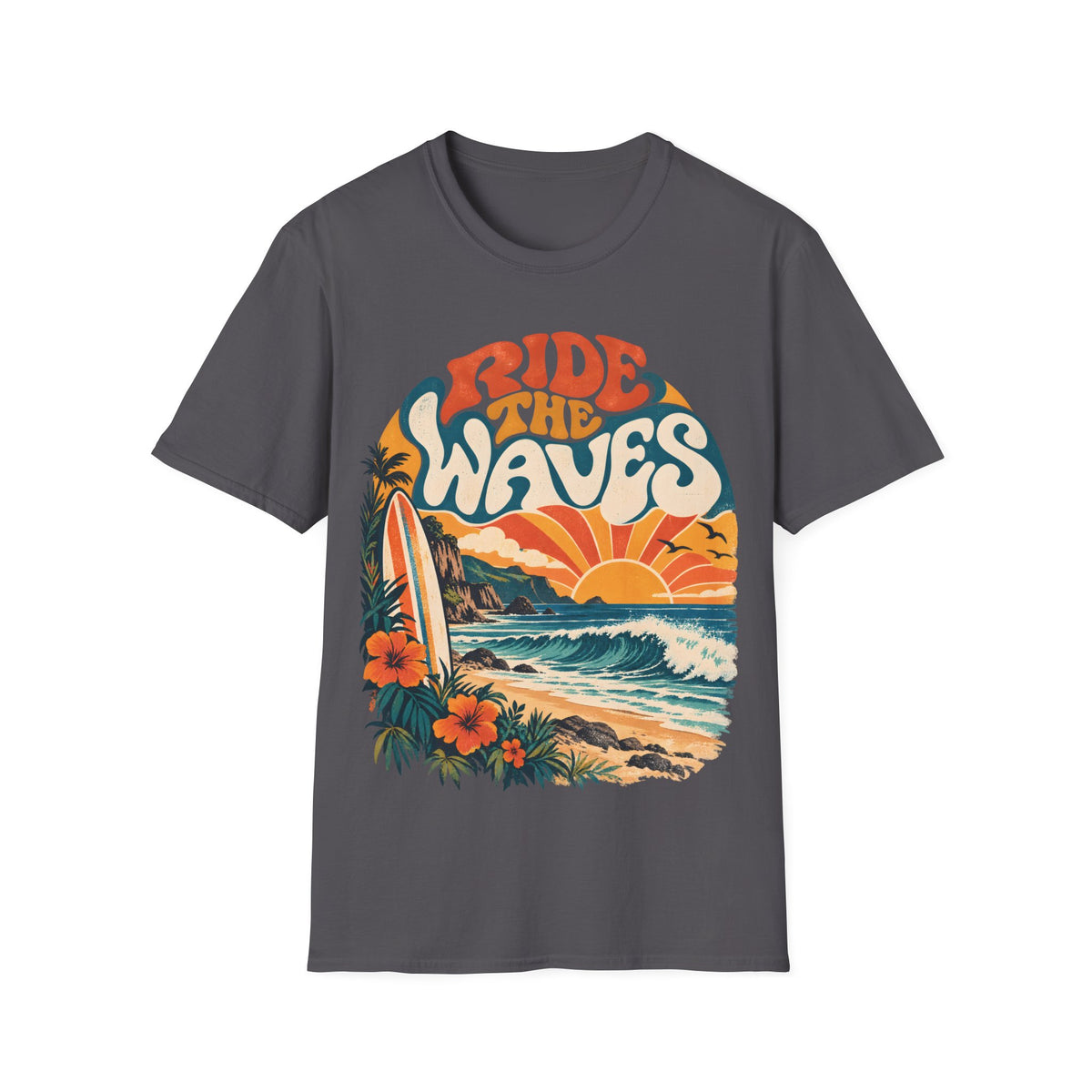 Unisex T-Shirt – Ride the Waves | Coastal Lifestyle T-Shirt
