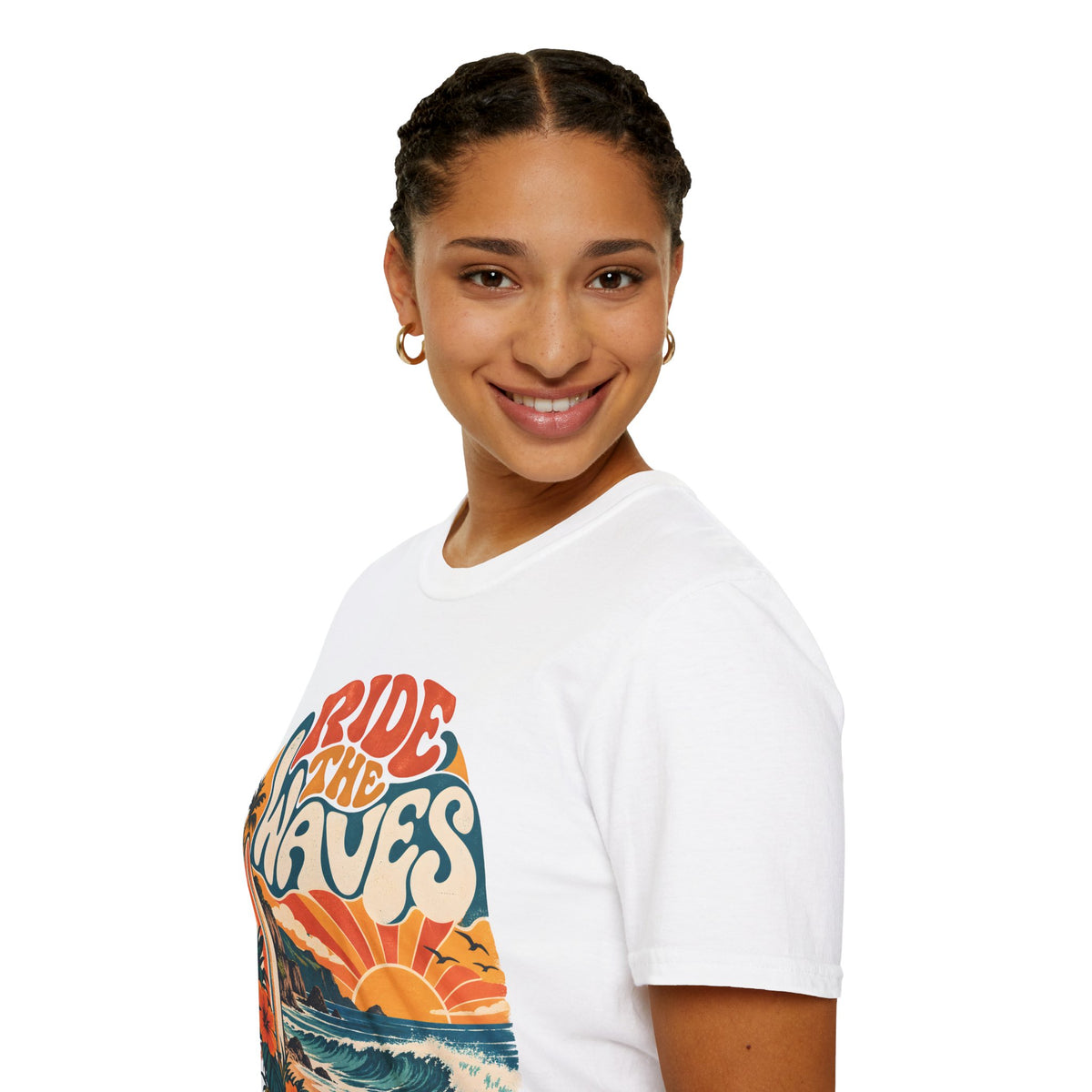 Unisex T-Shirt – Ride the Waves | Coastal Lifestyle T-Shirt